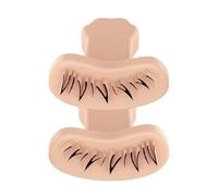 Tampon à cils inférieurs - Outil de maquillage portable en silicone - Outil de maquillage multifonction pour salon de beauté, maison, voyage, voyage d'affaires