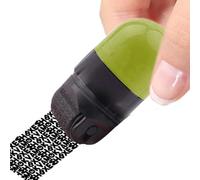 Tampon à confidentiel, tampon à pour protéger contre le vol d'identité, avec design double extrémité, rouleau occultant pour la maison, le bureau ou l'extérieur