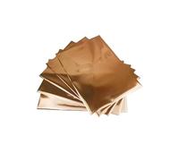 Tampon à feuille chaude format A4, papier doré, Toner laminé réactif for cartes en, 50 pièces(Coffee)