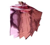 Tampon à feuille chaude format A4, papier doré, Toner laminé réactif for cartes en, 50 pièces(Pink)