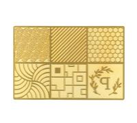 Tampon à glaçons en cuivre, plateau de design personnalisé 150x100mm - Personnalisez vos cocktails avec style, durable et facile à nettoyer, parfait pour amateurs et pros du whis