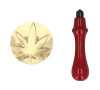 Tampon à glaçons, feuille d'érable cuivrée, accessoire de barman avec manche en bois pour cocktails, whisky, boissons, bar, mariage