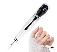 Tampon à ongles électrique, fichier de ongles électrique - 3 modes Affichage de LED rechargeable réglable Fichier d'ongles sans fil | Dispositif de shiner de Fingernail, polisseur de sander à stylo à