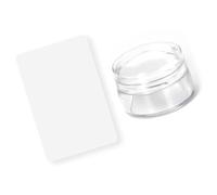 Tampon à ongles en silicone haute transparence pour une application sans couture pour les débutants et les artistes expérimentés