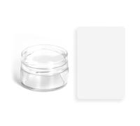 Tampon à ongles en silicone haute transparence pour une application sans couture pour les débutants et les artistes expérimentés