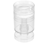 Tampon à Ongles Rotatif Transparent, 1 Set, Plastique Silicone | Outil de Stamping, avec Raclette Incluse, pour Décors Précis, Usage Simple, Format Pratique
