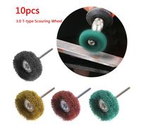 Tampon À Récurer Brosse En Nylon Brosse Abrasive Meulage De Fibers Tête De Ponçage Polissage Roue De Polissage Pour Outils De Meulage Dremel