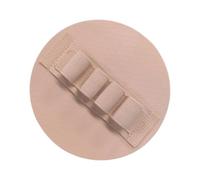 Tampon à récurer rond pour le corps avec dragonne cousue, B | Dos matelassé texturé pour bain de routine - Profil de 13,5 cm de diamètre