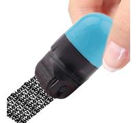 Tampon à rouleau confidentiel - PP 3 x 3 x 6,5 cm | Tampon à rouleau | Protection contre le vol d'identité - Rouleaux pour la sécurité des informations personnelles sur les colis du courrier et la