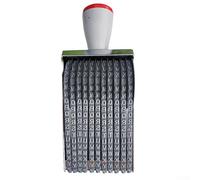 Tampon à rouler durable pour numérotation par lots, courroie rotative pour un codage précis, convient pour l'emballage d'artisanat et les projets de bricolage (1 12 bits)