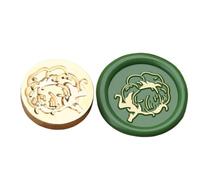 Tampon à sceau vintage sur le thème des plantes pour cachet, enveloppe, cartes, invitations de mariage, scrapbooking, emballage