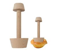 Tampon à tarte en bois pour tarte, pâte à tarte, moule à tarte, outil de cuisson pour tarte, cheesecakes, pâtes, pâtisserie (grande double tête)