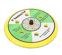 Tampon abrasif de 15,2 cm fabriqué par Integral Moulding avec 6 trous pour atelier de réparation pour studio pour la maison et l'industrie