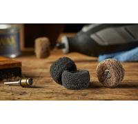 Tampon abrasif de finition haute résistance Dremel 511, 1 x grain 180 + 1 x grain 280