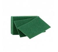 Tampon abrasif vert - 15 x 23cm - Lot de 10 -