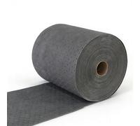 Tampon Absorbant d'huile Gris, Tampons de Contrôle des Déversements pour Produits Chimiques Acides/Alcalis Agressifs, Découpable, 50M(W40cm,4mm)