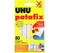 Tampon adhésif UHU PATAFIX, 80 pièces
