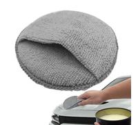 Tampon applicateur de en Mousse, 12 cm, éponge de Polissage avec étui en Cuir, pour Voiture, Moto, lissage des Couleurs, extérieur et intérieur