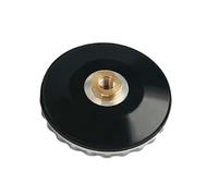 Tampon arrière à verrouillage escargot 4 pouces/5 pouces, adaptateur arrière en caoutchouc aluminium 100 mm, utilisé for le support de tampon de polissage diamanté, filetage M14 M5/8-11(125MM 5/8-11)