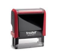 tampon texte automatique trodat 4912 "Printy 4.0" rouge feu