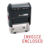 Tampon auto-encreur en caoutchouc Facture jointe Encre rouge (ExcelMark A1539)