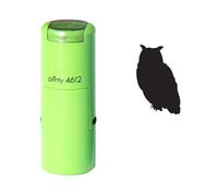 Tampon auto-encreur en caoutchouc motif chouette