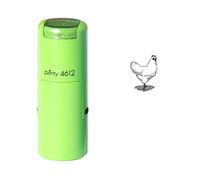 Tampon auto-encreur en caoutchouc poulet