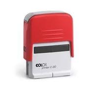 Tampon auto encreur «SAISI» - 5 000 empreintes avant réencrage - ENCRE ROUGE - Facture - comptabilité - achats - entreprise - COLOP - 38x14 mm