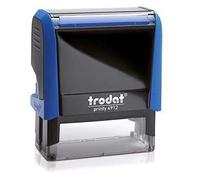 Tampon auto encreur "SAISI" - ENCRE BLEUE - 10 000 empreintes avant réencrage - 45x16 mm