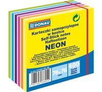 Tampon autocollant DONAU 76x76 400l.mix neon