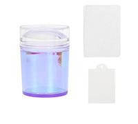 Tampon avec grattoir en silicone pour French Nails Manucuring Kits Stamping Tool Set