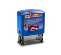 Tampon avec le texte ou le logo de votre choix, Shiny S-852, 14 x 38 mm un maximum de 3 lignes - Tampon auto-encreur pour des adresses