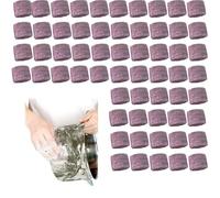 Tampon avec Savon de 30/60pcs tampons de Laine d'acier pré-savonnés, tampons brosses à récurer métalliques Anti-Rayures pour Nettoyer Les casseroles, poêles, Fours et Graisses tenaces