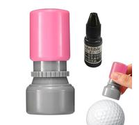 Tampon Balle de Golf Insecte/Fleur/Taureau/Chien/Yeux, Marqueur Balle de Golf avec Encre Rouge, Séchage Rapide Tampon Encreur Balle de Golf Personnalisé, Imperméable, Cadeau pour Amateurs de f