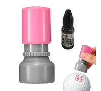 Tampon Balle de Golf Insecte/Fleur/Taureau/Chien/Yeux, Marqueur Balle de Golf avec Encre Rouge, Séchage Rapide Tampon Encreur Balle de Golf Personnalisé, Imperméable, Cadeau pour Amateurs de f