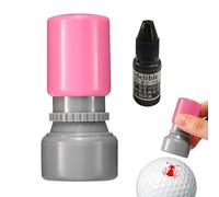 Tampon Balle de Golf Insecte/Fleur/Taureau/Chien/Yeux, Marqueur Balle de Golf avec Encre Rouge, Séchage Rapide Tampon Encreur Balle de Golf Personnalisé, Imperméable, Cadeau pour Amateurs de f