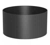Tampon bas de conduit - noir – conduit poêle à bois – TEC-FR Ø 130 mm