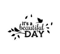 Tampon Beautiful Day - 37x66 Mm - Bois