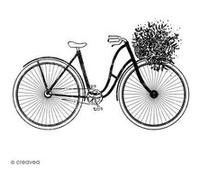Tampon Bois Artemio - Vélo - 3,5 x 5 cm G