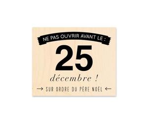 Tampon bois 'Kesi'Art - Jul' Ordre du Père Noël