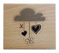 Tampon bois - Nuage - Graine Créative Multicolore G