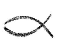 Tampon Bois Poisson, 3x6cm, Réf. 27908