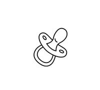 Tampon bois - Tétine