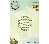 Tampon - cercle - Joyeux, joyeux ... - Agateria