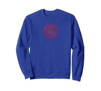 Tampon certifié pour Amateur de Cuisine Sweatshirt, Unisexe pour Adultes, Bleu Royal, S