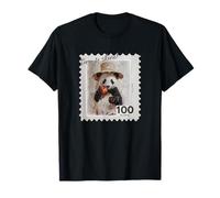 Tampon Chapeau de Paille Pomme Panda Petit Panda T-Shirt