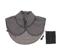 Tampon chauffant à l'épaule, châle chauffé électrique USB et coussin chauffé portable avec chauffage rapide pour les hommes d'hiver, les femmes et le noir âgé (Grey)