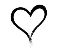 Tampon coeur - ARTEMIO - B - 3,5x2,5 cm - Multicolore - Mixte - Adulte