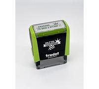 Tampon COURAGE Tu peux y arriver - Tampon encreur enseignant Trodat Les P'tits Champions - Encre verte - Format de l'impression 38 x 14 mm B14991.53