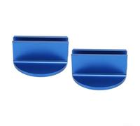 Tampon Cric Soudure Pincée pour aluminium 2.95" Magnétique Tampon(Blue) | Aimants intégrés, maintien stable, fente rainurée, pour aluminium pour robuste, empêche le glissement